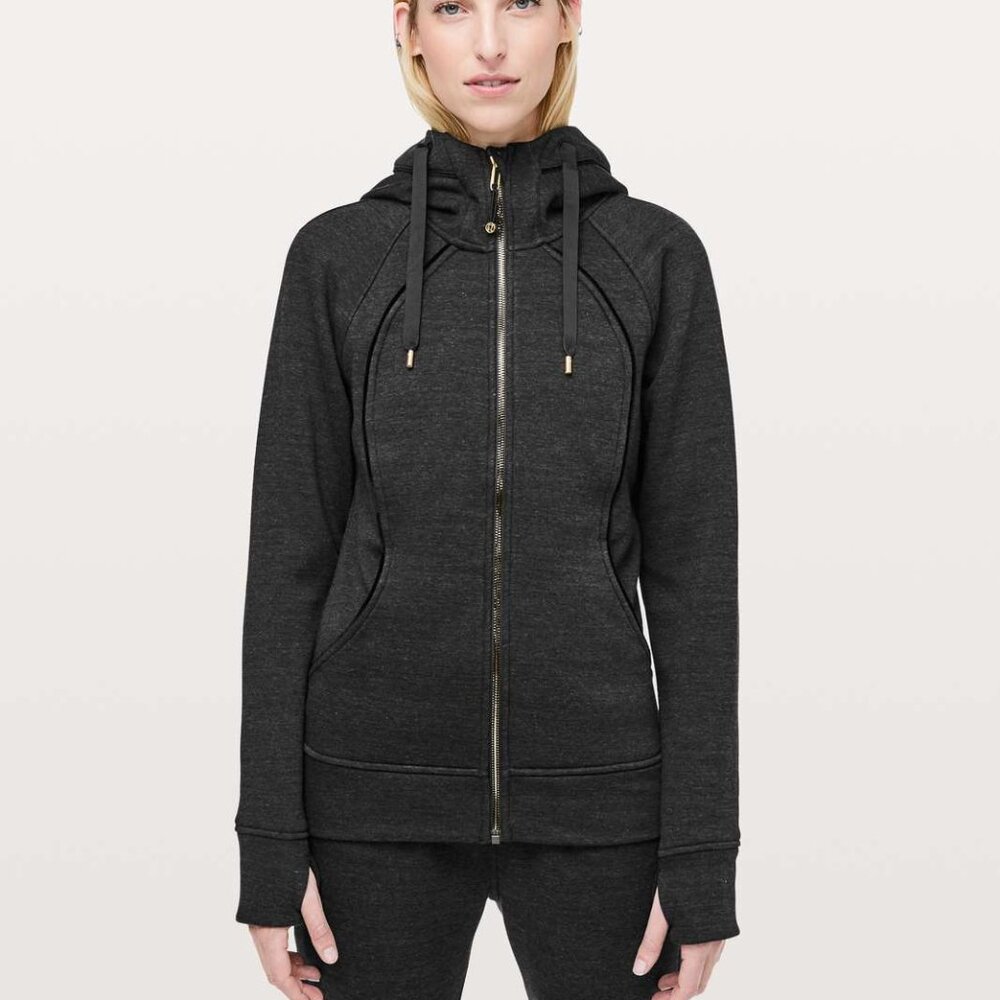 Lululemon Women's Scuba Hoodie *Plush - Heathered Black
